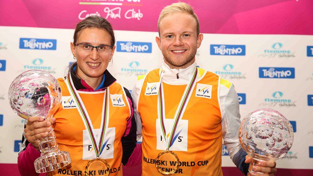 FISCrossCountry's tweet photo. 👏👏👏 Alena Prochazkova 🇸🇰 and Robin Norum 🇸🇪 added the title of FIS Roller Ski World Cup overall winners 2018 to their achievement lists.
⬇️Season review ⬇️
https://t.co/8qIdHa1sXU #FISCrossCountry #FISRollerski https://t.co/oDDT8CjwHe