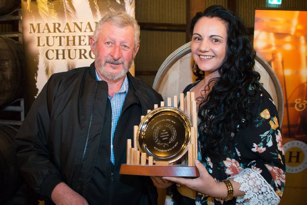 2018 Marananga Wine Show
Alex accepting the award for the Best Fortified Wine of show for our 2016 Kalleske JMK Shiraz VP.
#maranangawineshow #kalleskewines #organic #barossawine 
Find out more about the JMK Shiraz VP at goo.gl/NT8wSq