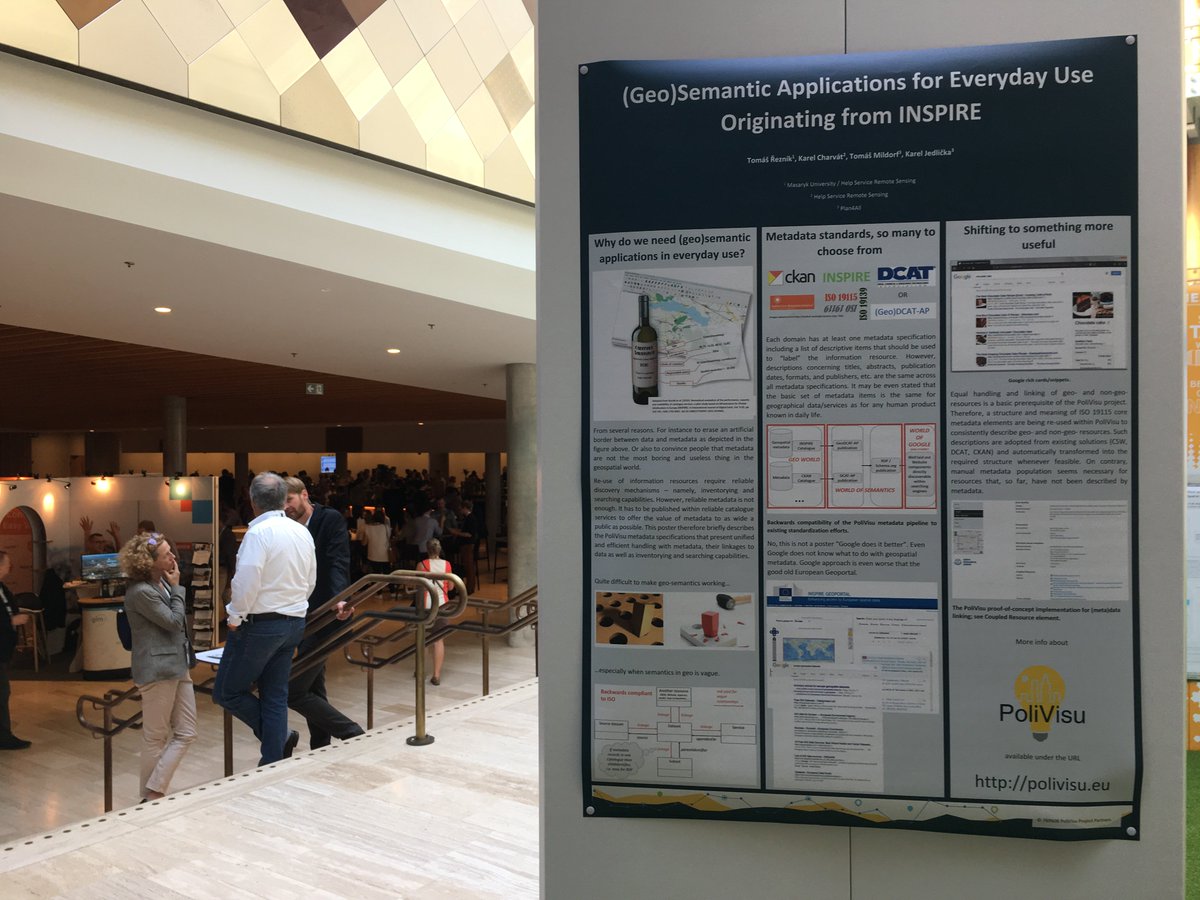 UrbanageH2020's tweet image. @PoliVisu is supporting the  #INSPIREhackathon at #INSPIRE_EU2018 #APIs #APIs4DGov #geosemantics @charvat_kar @AllPlan4. Today at 14:00 o’clock, Gorilla room 4 and 5 the teams will present their work. Will you be there?