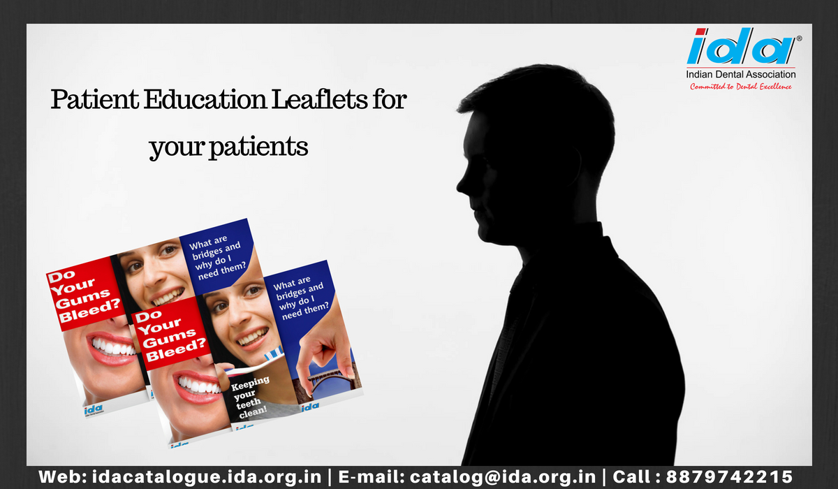 ida_head_office's tweet image. Education of a problem is the first step to acceptance of treatment! Order online at idacatalogue.ida.org.in  Or 
Call us on 8879742215 
@IndianDentalAsn 

#Catalogue #leaflets #patienthelp #patienteducation #orderonline #now #DentalService #IDA #Muskuraokhulke