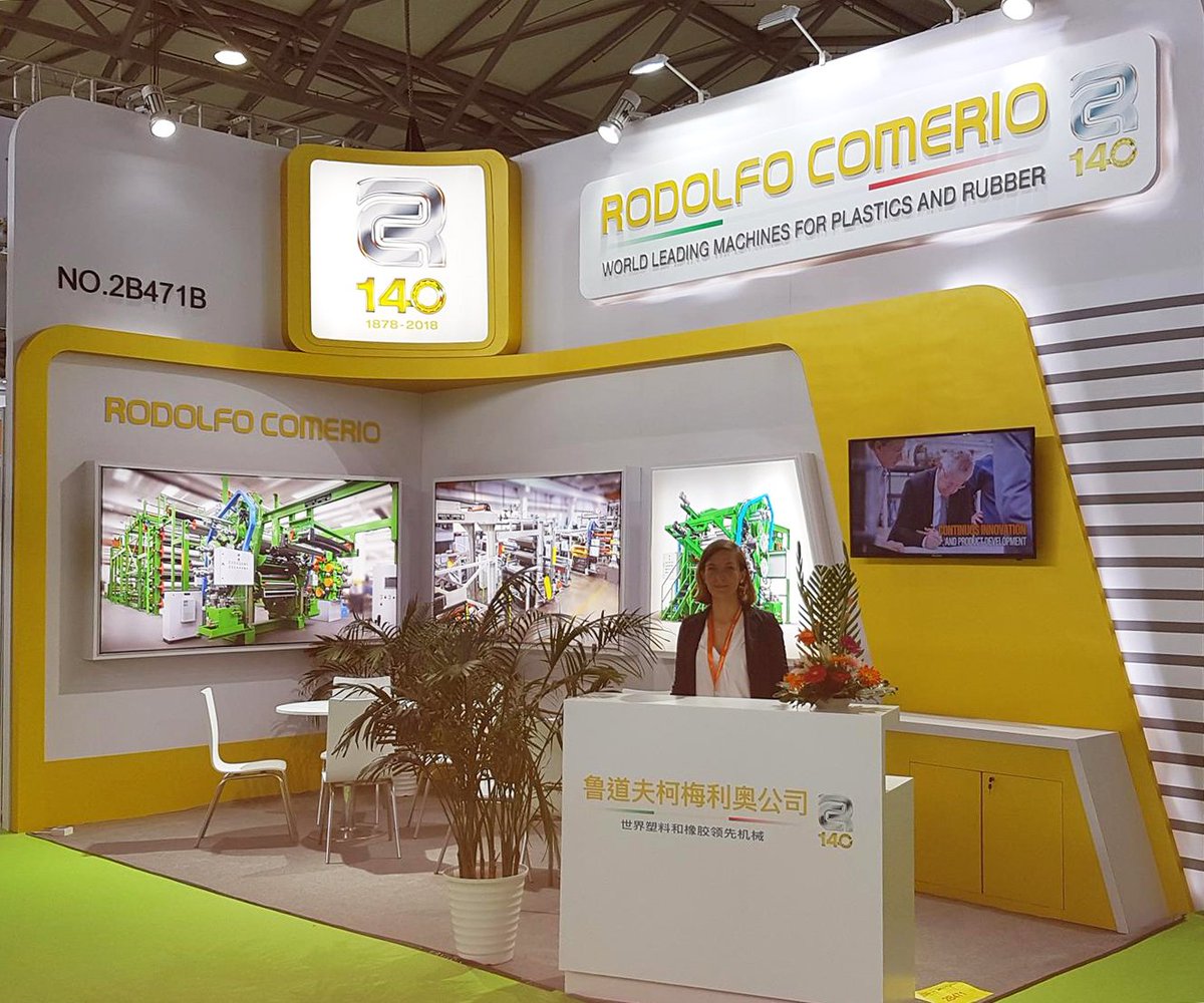 RodolfoComerio's tweet photo. Our Rubber Sales team, are pleased to welcome you at Rubbertech Expo in Shanghai, in our Booth 2B471B.
#rodolfocomerio #140yearsofhistory #beawareoftheimitations #innovations #calender #pvc #rubber #theoriginal #real #madeinitaly #industry4.0 #shanghairubberexpo #shanghai #tires https://t.co/yZgz4IKX7p