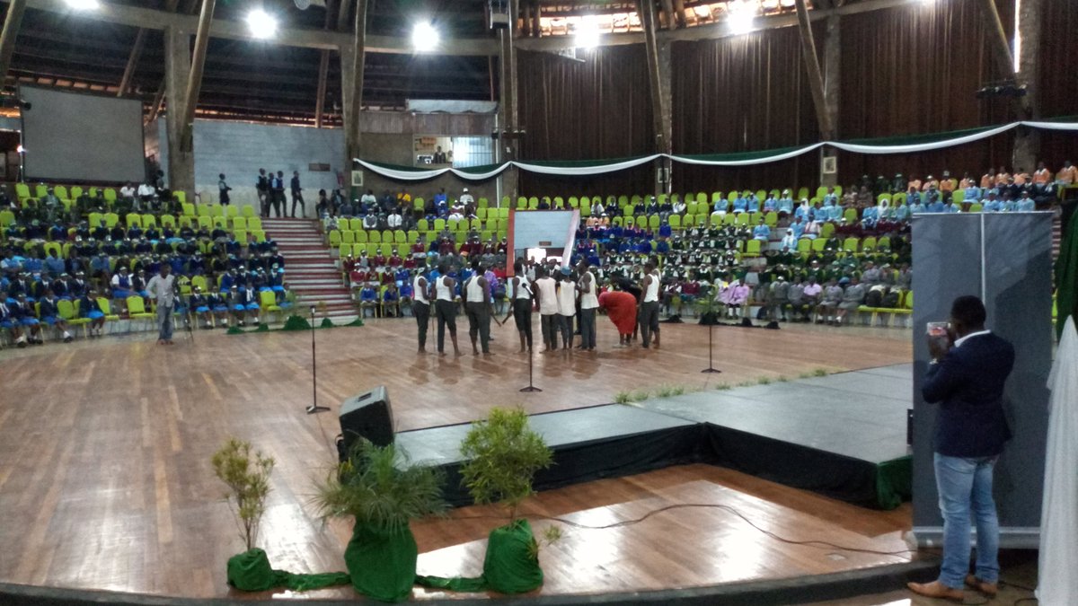 cttrcollege's tweet photo. Kijabe boys presenting a play on the effects of cutting down trees #wckat50 https://t.co/Jfm58XJ6AE