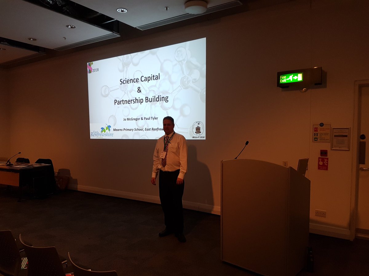 Glazgow's tweet image. @Mearns_Primary Kicking things off at #SLF18 #ScienceCapital #MPSSTEM