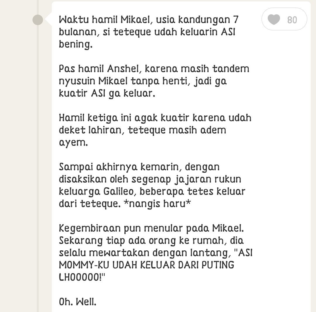 75. Dua tahun yang lalu saat menunggu lahirnya personil baru The Galileos.