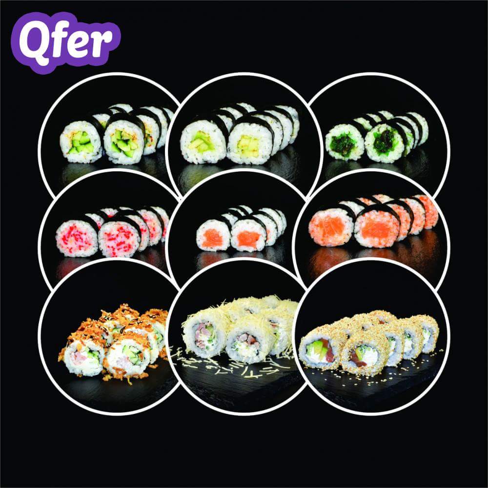 QferApp's tweet image. Sushiman.lv ar gardu īpašo piedāvājumu ir atrodams Qfer aplikācijā. 🍣 Komplekts (72 gab.) tikai 26.99 Eur ! 😍 Pasūti līdzņemšanai vai ar piegādi jau šodien. 🚴‍♂️🏃‍♀️ #qfer #order #foodapp #delivery #riga