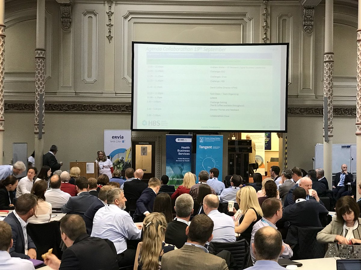 RobHouraghan's tweet photo. @hbs_health #collaborathon kicks of with @GrahamPWaller @Gartner_inc analyst. Looking forward to excellent #collaboration https://t.co/I8cXOs39eU