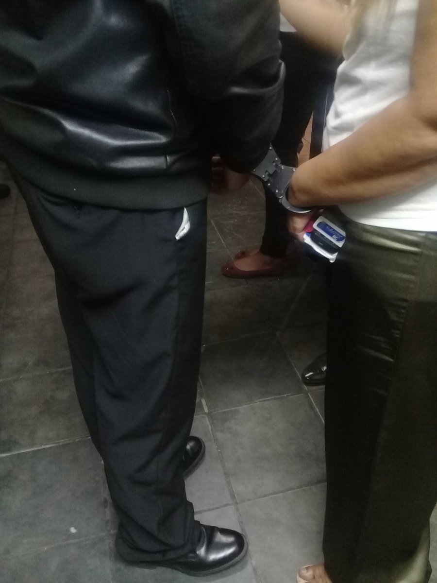 CityofJoburgZA's tweet photo. #BuyaMthetho 14 suspects who were running a jobs scam at 155 Ilpa House, Commissioner Street, CBD have been arrested #crimemustfall ^NB https://t.co/2OMQBtSsRy