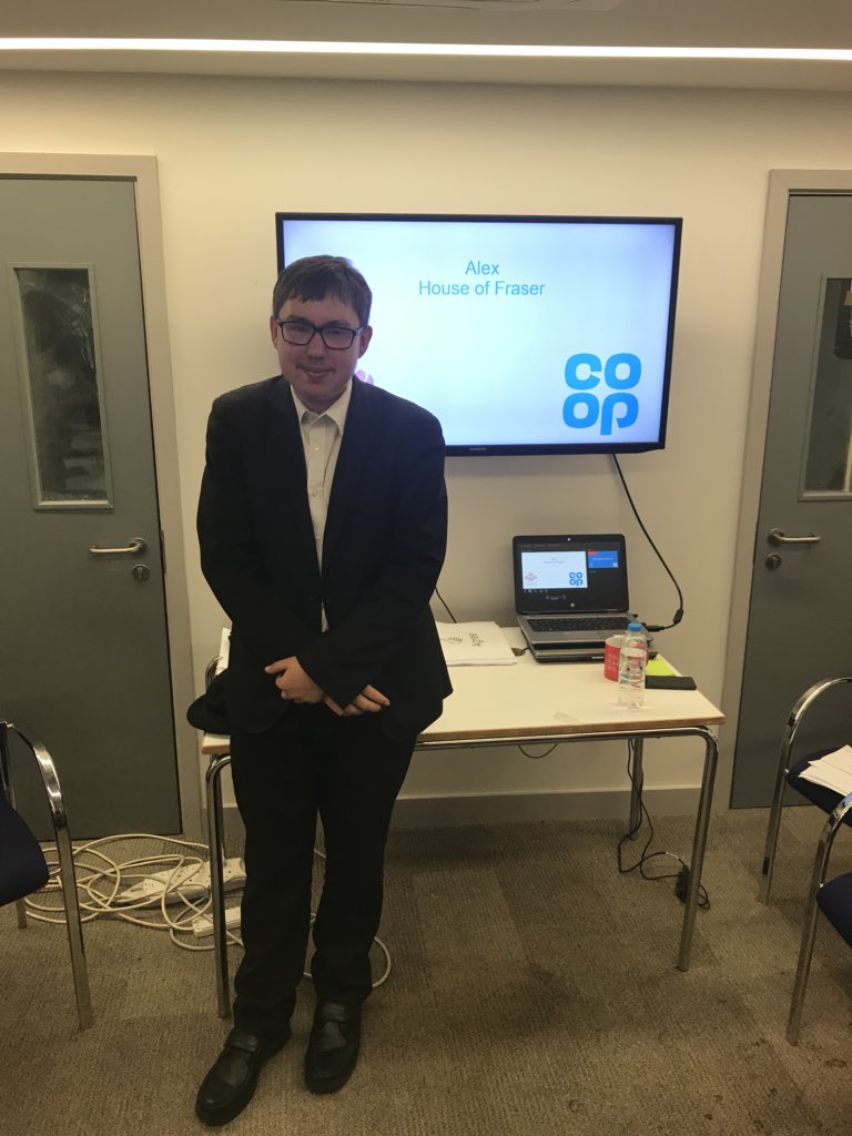 KateRodger16's tweet photo. ✨Highlight yesterday - Absolutely has to be Alex’s journey with #PrincesTrust! Inspiring that a chance &amp; 2 weeks work experience can change a young persons life 💙 Looking forward to our candidates joining and creating #CoopMagic with them 💙 @ColJacksonCoop @rachael_harvey ✨ https://t.co/ZJJo9k9kxC