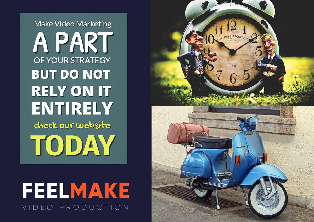 Make #video #marketing a part of your strategy, but do not rely on it entirely. #Remember, it can be expensive to continuously post new videos. In addition, it can be time consuming to make them and put them up #online.