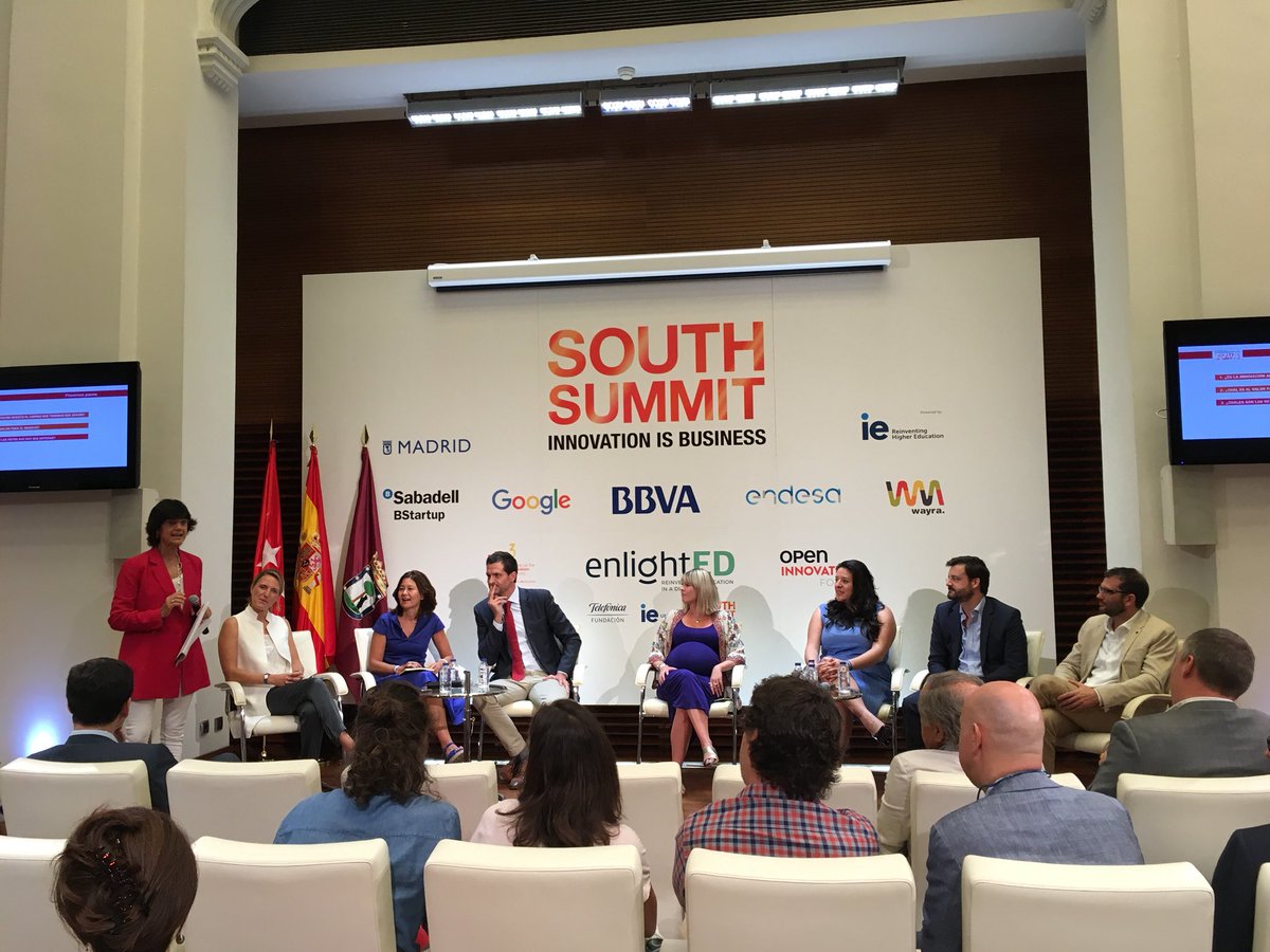 Presentación del mapa del emprendimiento en España de la mano de <a href="/south_summit/">South Summit</a> 

Panel de alto nivel con <a href="/BStartup/">BStartup</a> <a href="/GoogleForEntrep/">GoogleforEntrep</a> @bbvaopentalent <a href="/IN3Spain/">IN3Spain</a> @WayraES e <a href="/IEbusiness/">iebusiness</a>