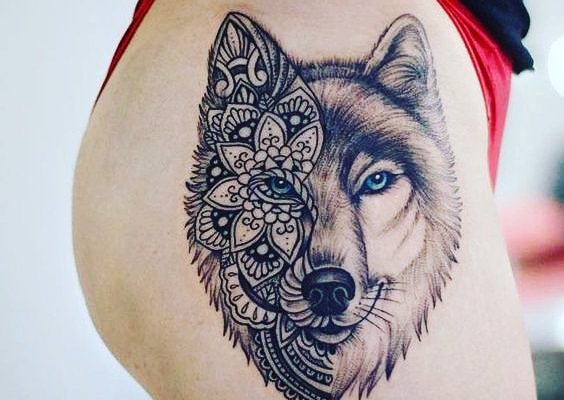 Dynamic Studios Kelowna on Instagram Breathtaking wolf mandala tattoo  by diegolugotattoo For bookings with Lugo call 2507175654 Or email  infodynamictattooca Created