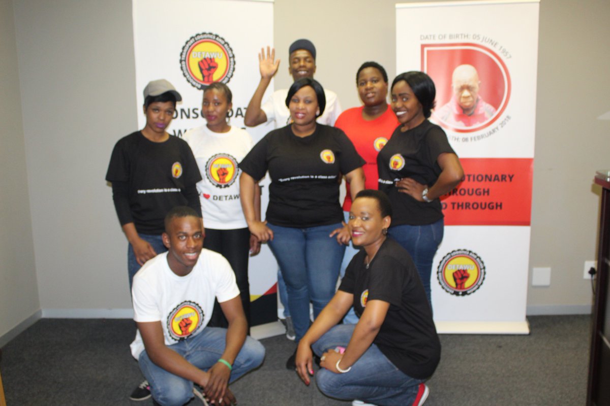 DETAWUOO1's tweet photo. #DETAWU Wednesday #Comrades are ready for action#Recruitment https://t.co/HpJthGHTok