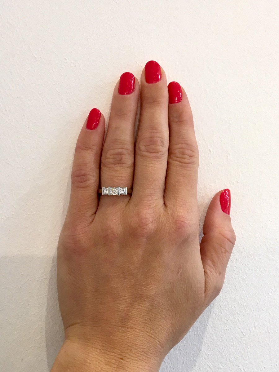 SimonPureDesign's tweet photo. It's back! To celebrate #weddingwednesday we asked the workshop to make us this stunning three stone Princess Pure diamond ring.
#simonpure #engaged2018 #jewellerydesigner #independantjeweller #threediamonds #journey #engagementringlove #me_you_us #gfordindie #indieretail https://t.co/tXLlSuzSCu