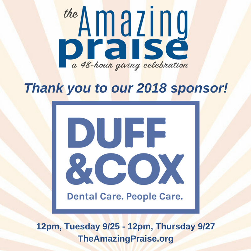 followRCLI's tweet photo. We appreciate Drs Duff &amp; Cox sponsoring The Amazing Praise. Thanks for being committed to providing exceptional care as you enhance the natural beauty of our smiles. #LeadersWhoGive #AP2018 https://t.co/dNFqVhuyqB