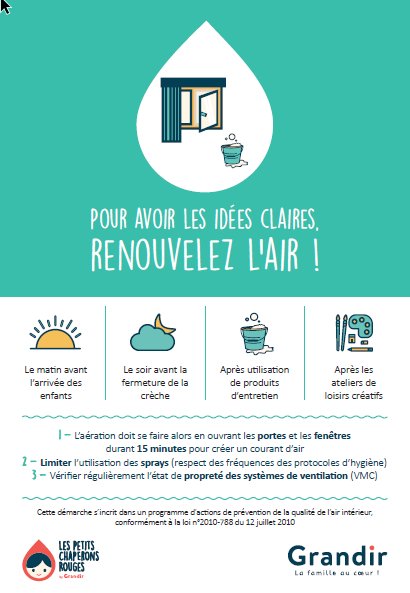 Creches_LPCR's tweet image. Mieux respirer: c'est ça l'idée! Aujourd'hui c'est la 4eme journée nationale de la qualité de l'air 
Pour nos crèches la qualité de l'air intérieur c'est primordial  #journeeair #QAI