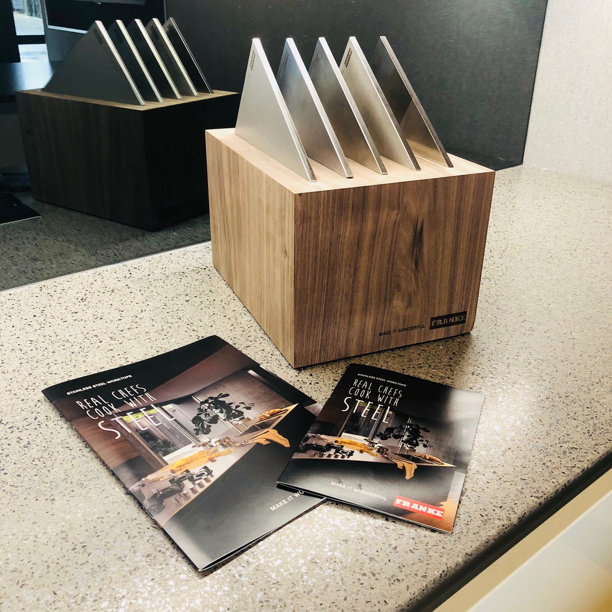 ulmokitchen's tweet photo. Introducing the brand new, stunning, @FrankeUK PureSteel work surface.
Click on the link for more information, or pop in to our showroom and see for yourself https://t.co/MiROj46UT1 https://t.co/maw8jND9Wh