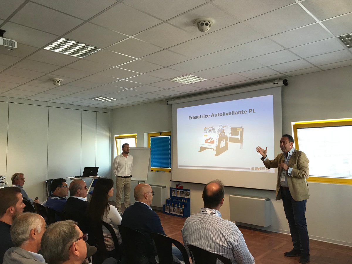 Simexsrl's tweet photo. Today at our headquarters we host the #Komatsu #NolOK consortium for a day of training on #Simex equipment: https://t.co/FljSfvgnEr