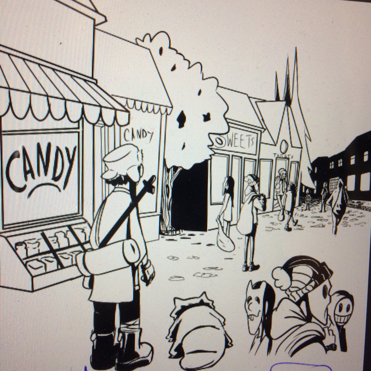 Sneak peek of my new comic the sauce of umami. Was hoping to have it done for London mcm, but I don’t want to rush it, so I aim to have it done by early 2019. Will update it’s progress. #smallpresscomics #selfpublished