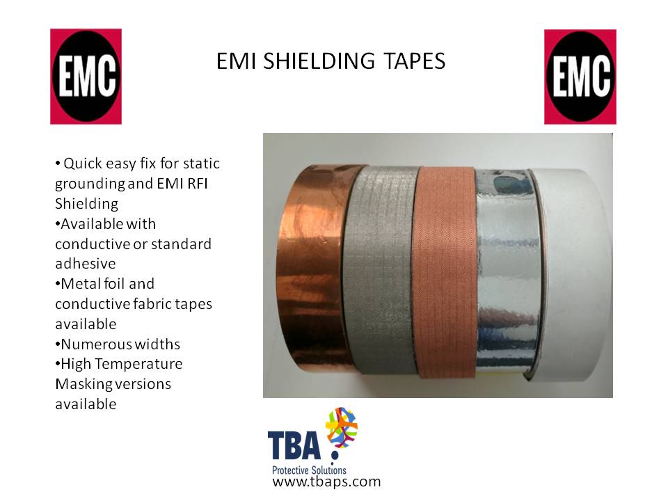 TBA_ps's tweet image. A very useful part of #TBAPS #CompleteProtectionSolution for #EMIshielding is the range of highly #conductivetapes. Available in #copper + #aluminiumfoil or #nickelfabrictape with #conductiveadhesive backing.