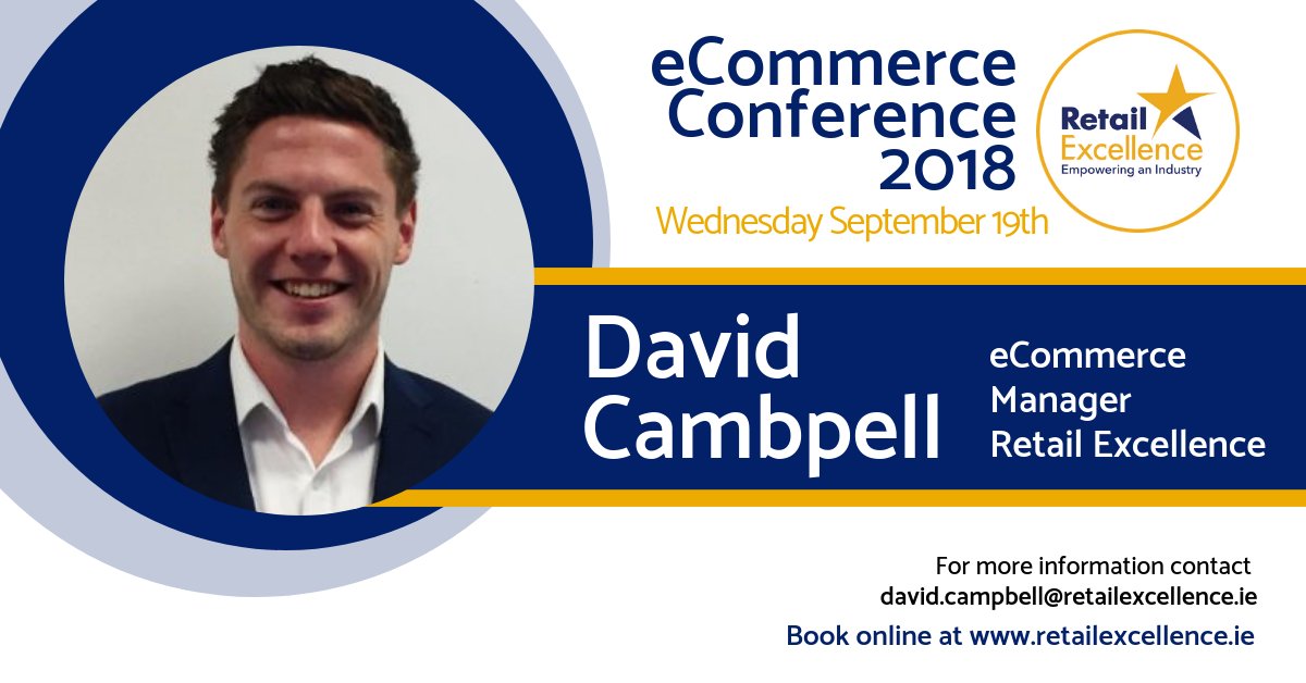 RetailExIreland's tweet photo. Wrapping up our eCommerce Conference for 2018 and thanking all delegates, exhibitors &amp; staff at @CrownePlazaBlan is eCommerce Manager at Retail Excellence - @DCampbell1592! 

#ThisIsRetail #eCommConf https://t.co/KU2DS0ycWD
