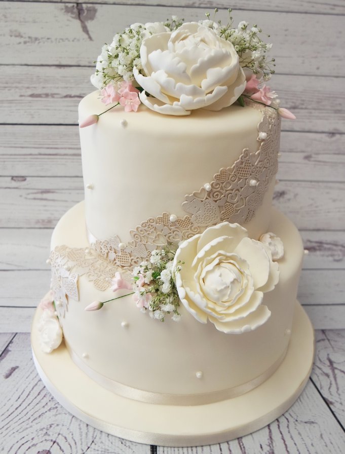 CraftyCakesSW's tweet photo. A gorgeous two tier wedding cake from last week, with edible lace, pearls and sugarcraft flowers - beautiful! Congratulations to the happy couple π
#bespokecakeexeter #weddingcake #weddingcakeexeter #ediblelace #sugarcraftflowers https://t.co/Dg0myZhLKF