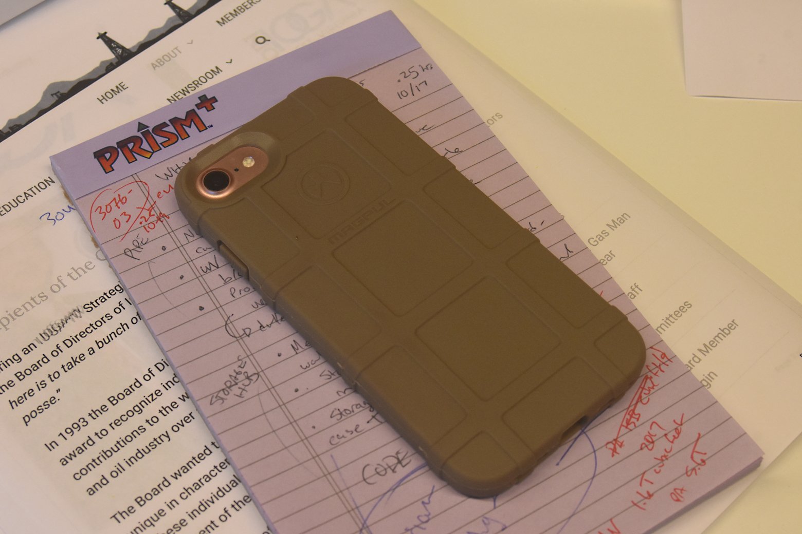Rusty Marks Got A Magpul Iphone Case To Try To Disguise The Fact That The Only Used Phone I Could Find Is Pink