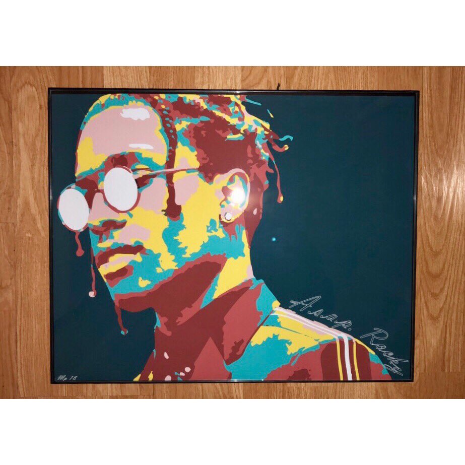 MaddPfeff's tweet photo. Another bday gift. Custom design #asaprocky https://t.co/z7svUYKBFs