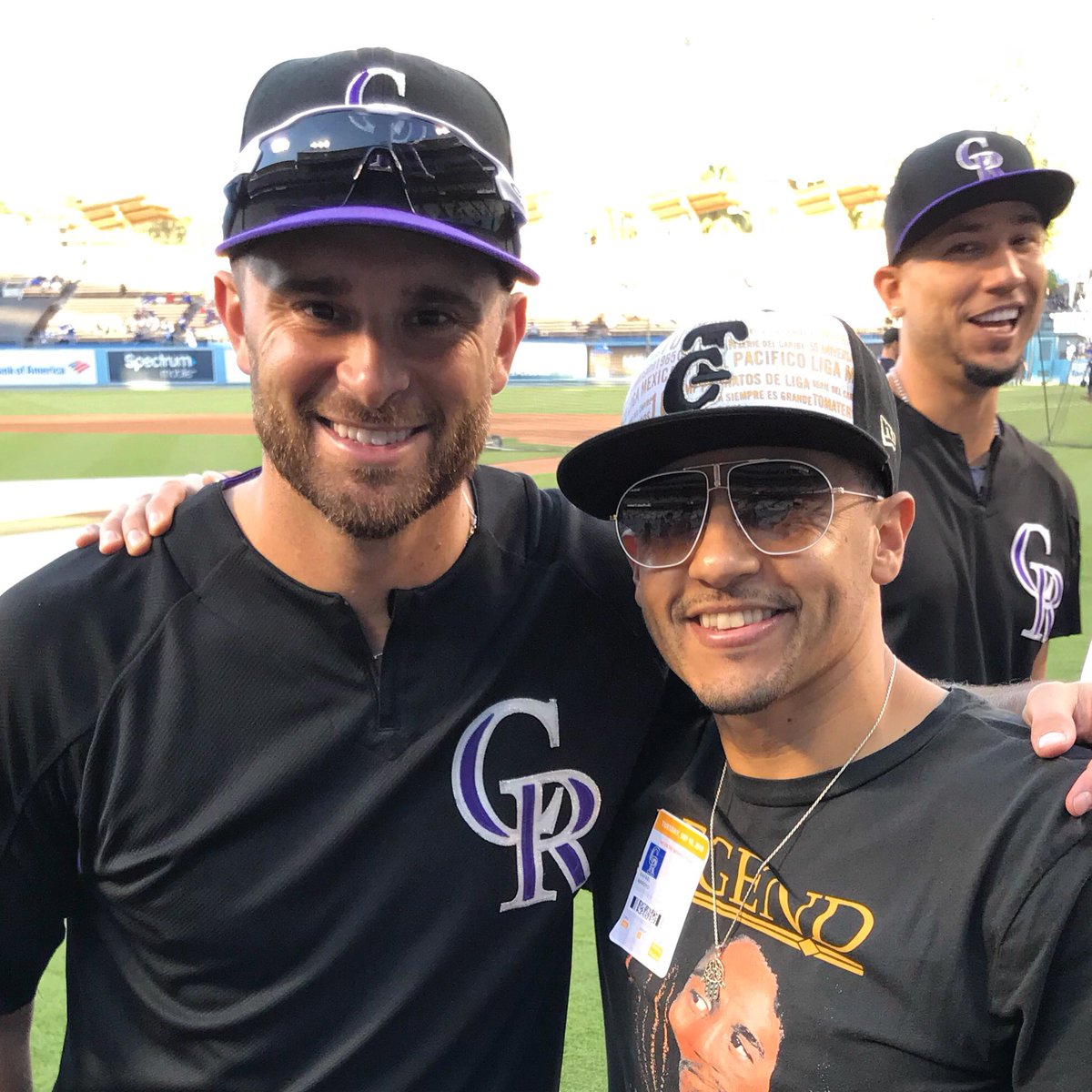 ROXSystem's tweet photo. As always, an honor and a privilege to talk baseball and life with one of the best in the league. Thanks @drewbutera for your time. Winners win. The best 1-2! @Dodgers @Rockies #ROXLaFamilia #ToolsOfIntelligence #Catchers https://t.co/AF8KHqtXq5