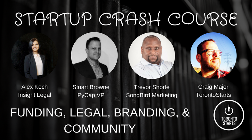 #Tonight get a Crash Course in #Entrepreneurship, from idea validation, Startup Law w @InsightLawyers ,  building a Brand with @SongBird_TO , getting Funding w <a href="/stuartrbrowne/">Stuart Browne</a> of <a href="/Pycapvp/">Pycap</a> , and Growth with <a href="/StartupCoach_CA/">Craig Major</a> eventbrite.ca/e/startup-cras…
#Toronto
