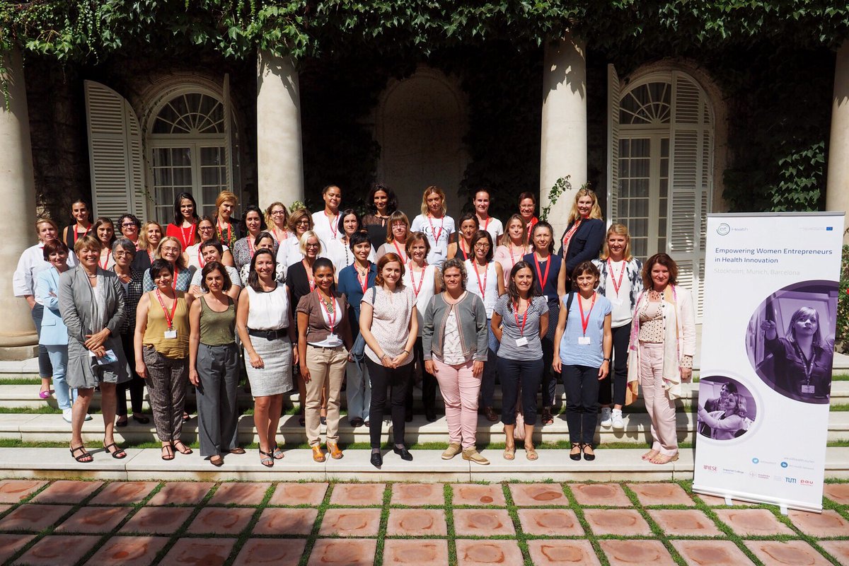 WEHealthEIT's tweet photo. Muchas gracias... to all the #FemaleLeaders & #healthcare innovators for contributing to a massively productive and inspiring 3 days at the @EITHealth workshop at @iesebschool! Safe journey home from everyone at #WEHealth 🙌 https://t.co/tqY1jVX01m