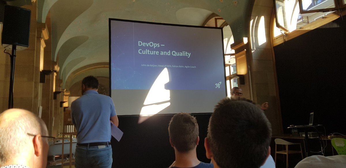 #jazoon follow-up, kind of 😀 thanks <a href="/Swisscom_Dev/">Swisscom_Dev</a> for having us and for organizing DevWednesday! #devops #Community #Bern