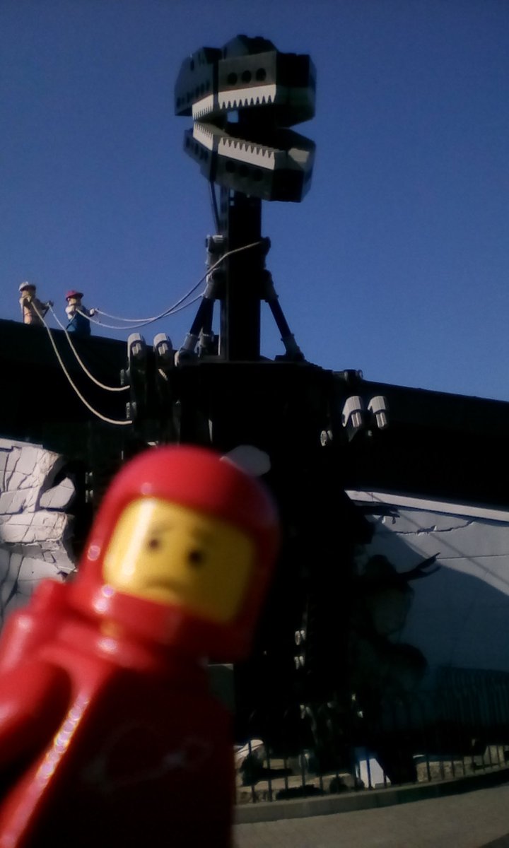 I keep hearing these roaring sounds, but I have NO idea where they're coming from! #DinoChow #LEGO