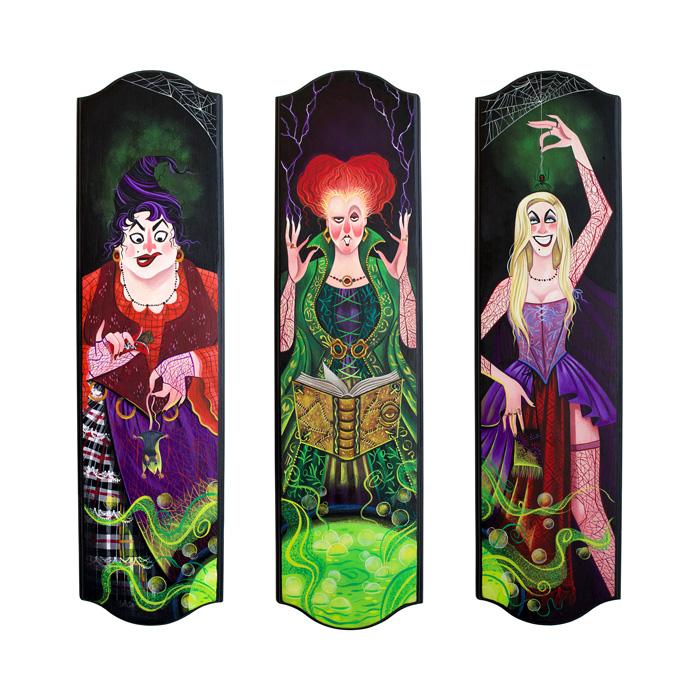 jmaruyama's tweet photo. This #HocusPocus tribute from Jonathan Adrian (Venus Jaw) is just crazy good! Absolutely stunning in real life. #DamesArtShow https://t.co/1mXCqe1lmI @SquaredCo @LeannaLin https://t.co/Qw9KP2R0qa