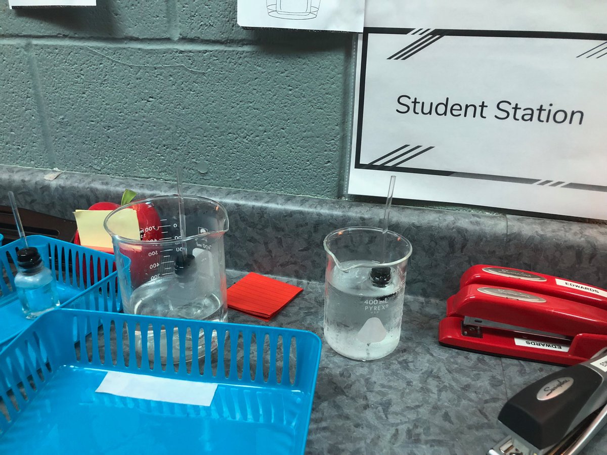 Mrs. Edwards class is busy learning about thermal expansion and contraction.