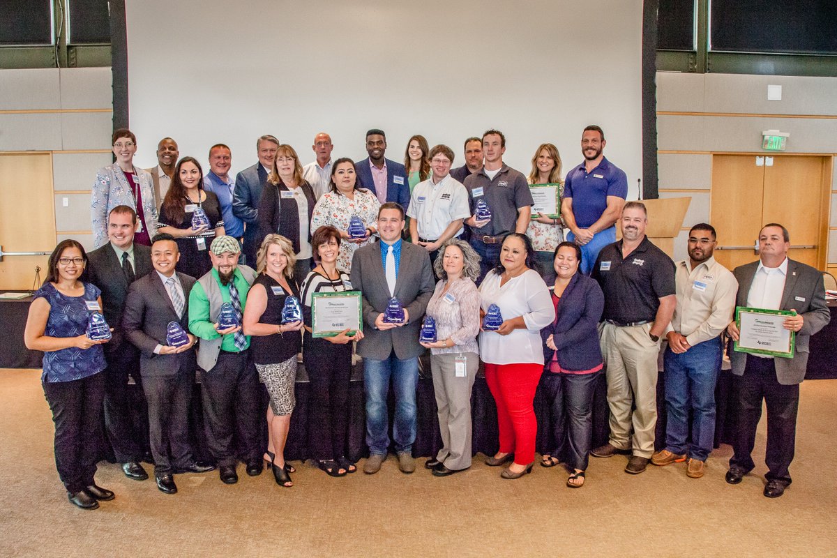CWDisposal's tweet photo. CWD offers our congratulations to @wylie Mayor, Eric Hogue, designated @theNTCRA Green Elected Official; to the Town of Little Elm, winner for their Superior Waste Minimization; and to the City of Balch Springs, for their recognition for Green Thumb efforts! #CWDCommunity https://t.co/O72YwZadml
