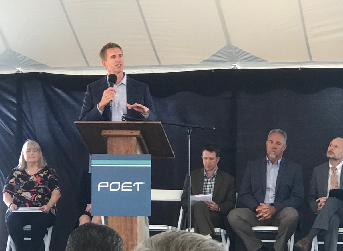 Grand opening for 80M gal expansion of POET Biorefining-Marion. POET President Jeff Lautt talks about the growth of ⁦<a href="/POETbiofuels/">POET</a>⁩ from 1M gallons 31 yrs ago to 2B annual gallons today. #biofuels #ethanol