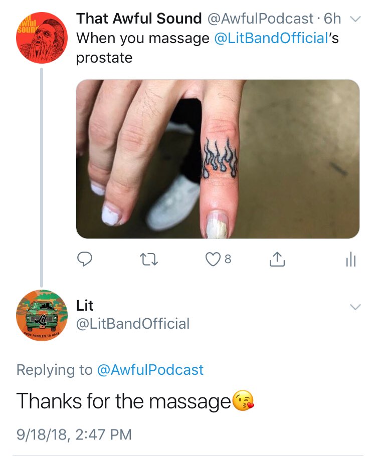 AwfulPodcast's tweet photo. .@LitBandOfficial no problem. Thanks for not calling the cops on me like you did to Kelly Thomas https://t.co/DIpV4EDNov