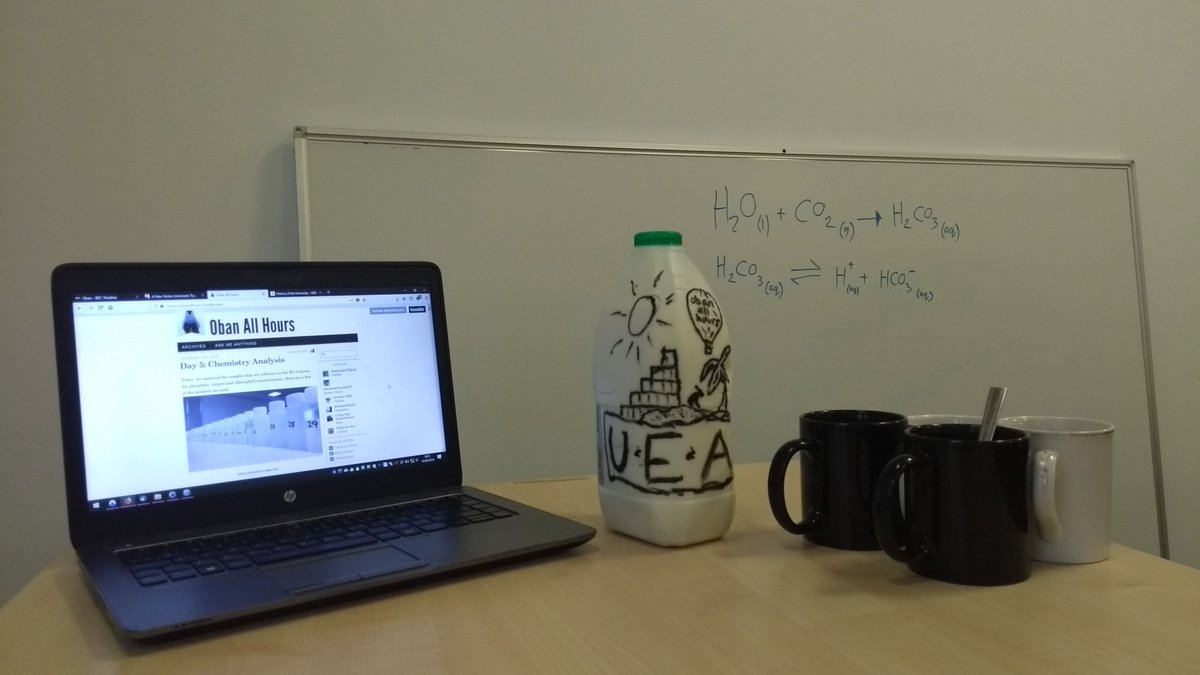richardsten1's tweet photo. Definitely 0 procrastination today on the #UEAmarsci18 fieldcourse. #milkman #milkartrevolution #envpc https://t.co/c56lAU4iiU