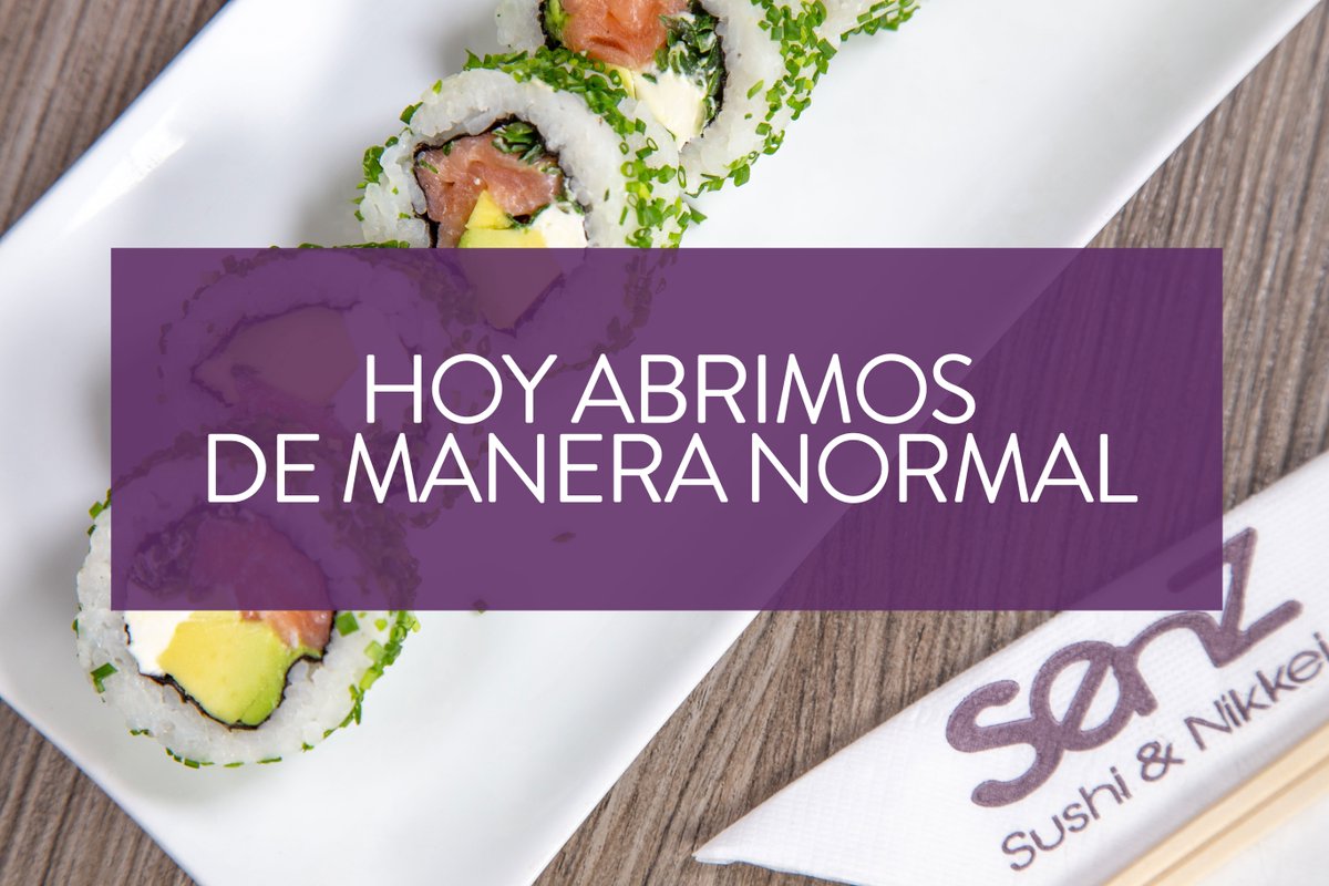 #SenzLovers Hoy abrimos de manera normal en todos nuestros locales ! 
Recuerdes que Senz Costanera Center se encuentra en remodelaciones hasta el 20 de Septiembre.