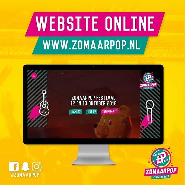 YES! 😎 We hebben een splinter nieuwe website! Mogelijk gemaakt door Cybox internet &amp; communicatie! Neem snel een kijkje op zomaarpop.nl. 🎉 ift.tt/2xmMZrQ