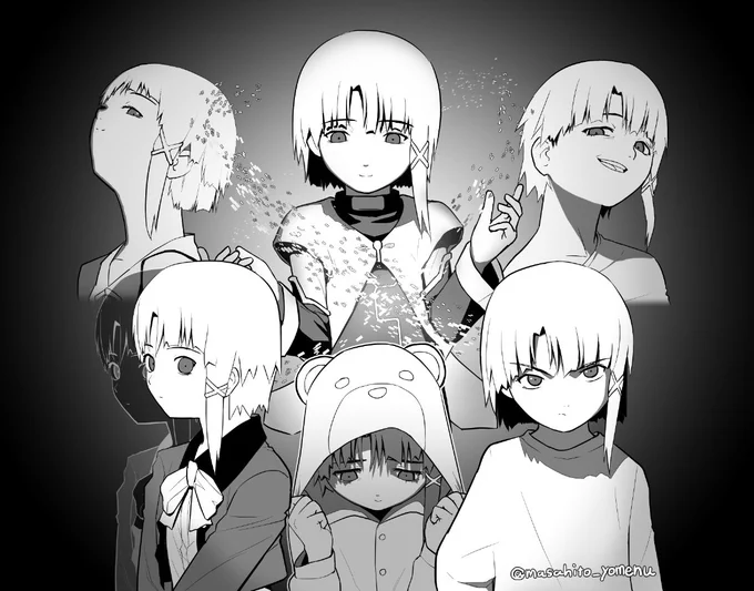 玲音よくばりセット #serialexperimentslain #岩倉玲音 #レイン #lain #れいん #ペルソナさん  