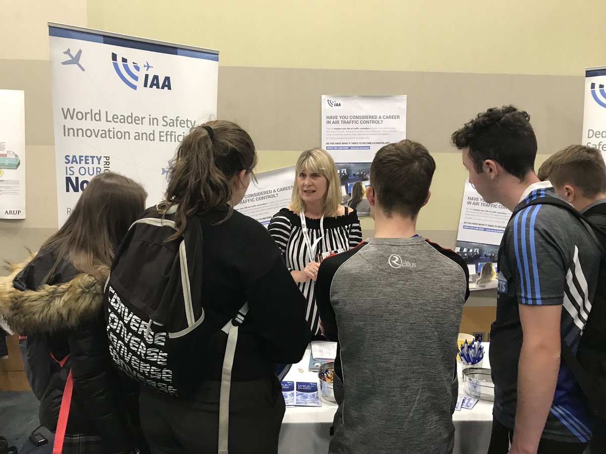 IAApress's tweet photo. Future Air Traffic Controllers? Visit the IAA stand at @IASAofficial career expo to find out about a career in ATC #IASA18 #IASACE https://t.co/AltScTFMge