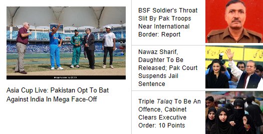 Top stories now on ndtv.com 

#NDTVTopStories