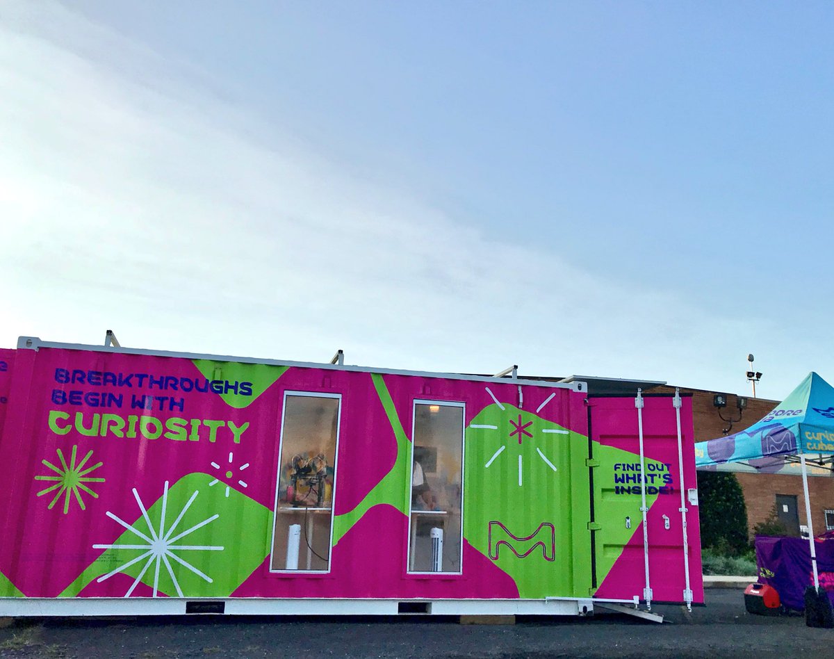 Excited to bring the #CuriosityCube to <a href="/Camdencsn/">Camden's Charter</a> today with the help of our <a href="/EMDGroup/">EMD</a> Performance Materials colleagues! Check back throughout to day to see how we #SPARKCuriosity with the next generation of scientists 🔬