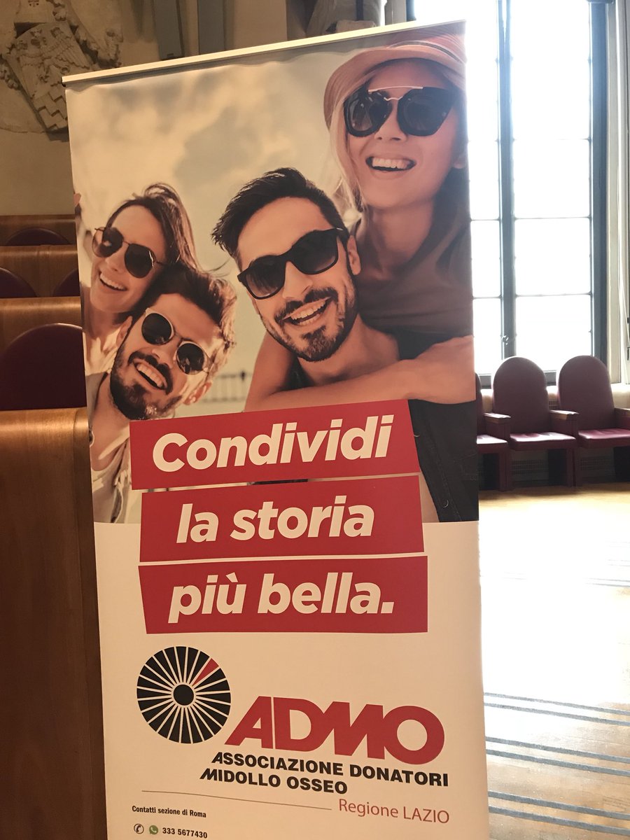 Orgoglioso di essere il testimonial <a href="/ADMOitaly/">ADMO Nazionale</a> per la campagna #matchitnow ! #andateadonare