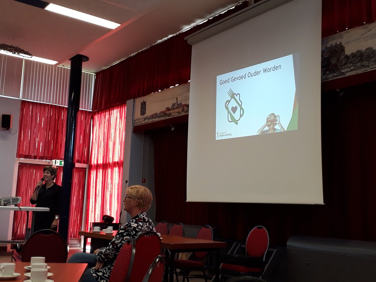 Voorlichting over Goed Gevoed Ouder Worden en ondervoeding voorkomen voor bijna 70 Friese ouderen door dietist Mathilda Wijma. #dietist #dagvandedietist 
Mooie afsluiting project Goed Gevoed Ouder Worden in Friesland.
<a href="/dietistenfrl/">Diëtisten Friesland</a> <a href="/zorgbelangfrl/">Zorgbelang Fryslân</a> <a href="/AntoniusSneek/">Antonius</a> <a href="/zorg_innovaties/">Zorg innovatie</a>