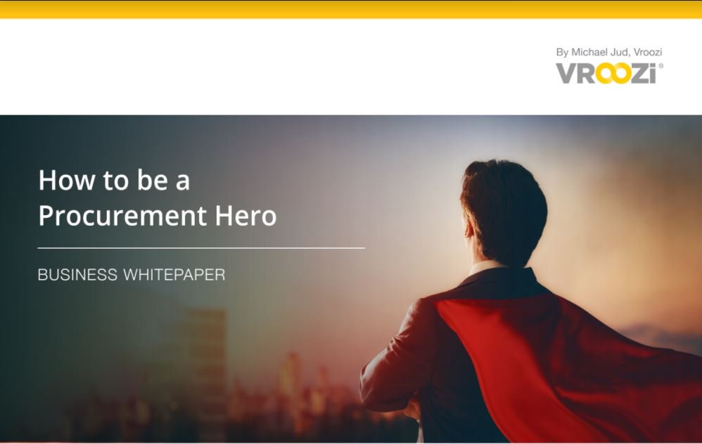 vroozi's tweet photo. Are YOU a procurement hero? Find out here with this Vroozi white paper.
https://t.co/S1PwMppFL4
#Procurement #SpendTech #Vroozi #Empower https://t.co/vhD2jUQs0W