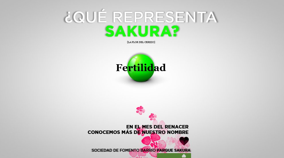 SomosSakura's tweet photo. #Miércoles19 - #Sakura representa para la cultura oriental...
¿Y para vos? Definilo en una palabra. https://t.co/sDn2OiEiam