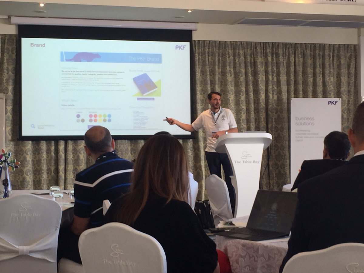 craig_tarr's tweet photo. ⁦@PKFI⁩ Phil letting the member firms know how things should look. Branding, try it on your intranet...⁦@GT_Consult⁩ https://t.co/vt7iKtGOoj