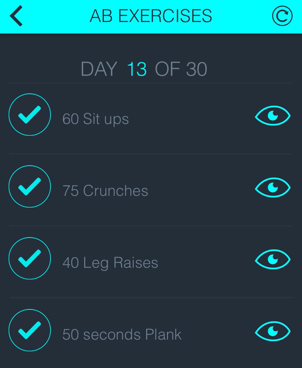 Blue4929's tweet image. Day 13 was hard but I’m still going #30dayabchallenge #fitness